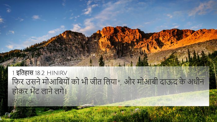 1 इतिहास 18:2 HINIRV Bible Verse Image