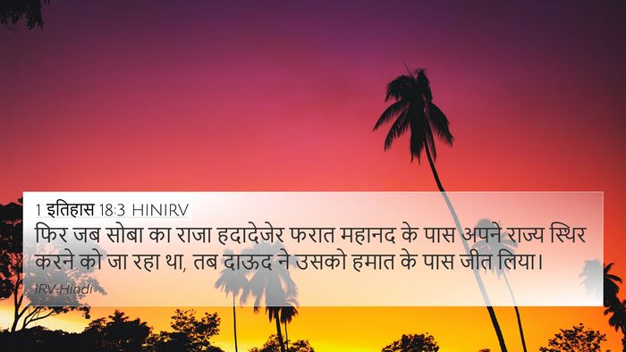 1 इतिहास 18:3 HINIRV Bible Verse Image