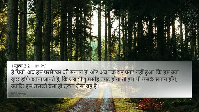 1 यूहन्ना 3:2 HINIRV Bible Verse Image