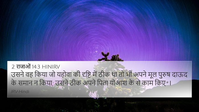 2 राजाओं 14:3 HINIRV Bible Verse Image