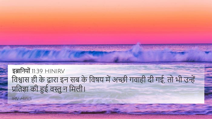 इब्रानियों 11:39 HINIRV Bible Verse Image