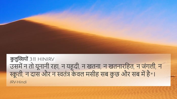 कुलुस्सियों 3:11 HINIRV Bible Verse Image