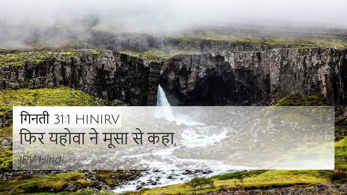 गिनती 31:1 HINIRV Bible Verse Image