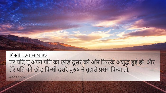 गिनती 5:20 HINIRV Bible Verse Image