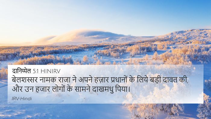 दानिय्येल 5:1 HINIRV Bible Verse Image