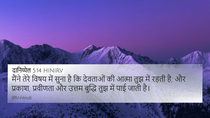 दानिय्येल 5:14 HINIRV Bible Verse Image