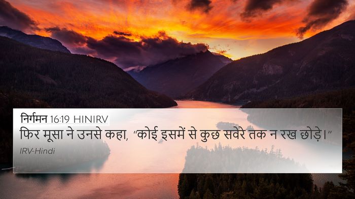 निर्गमन 16:19 HINIRV Bible Verse Image