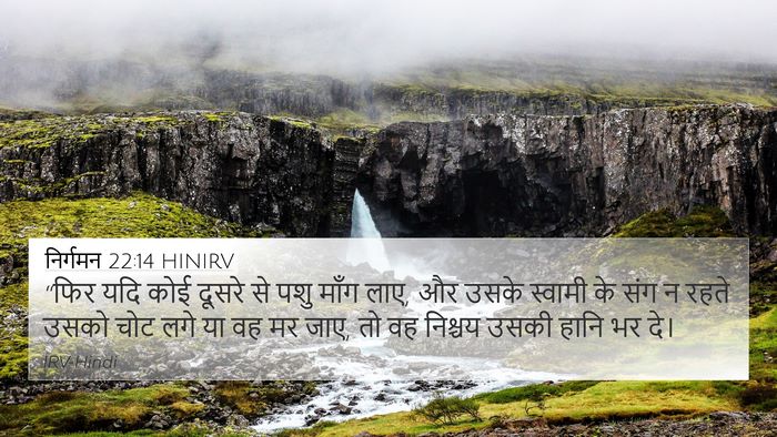 निर्गमन 22:14 HINIRV Bible Verse Image