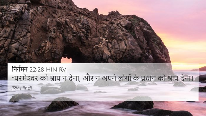 निर्गमन 22:28 HINIRV Bible Verse Image