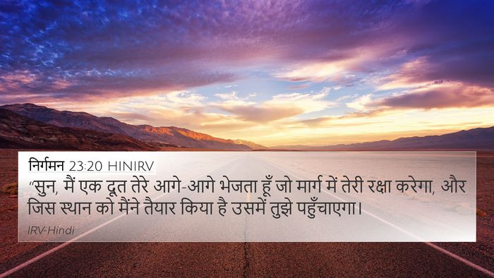 निर्गमन 23:20 HINIRV Bible Verse Image