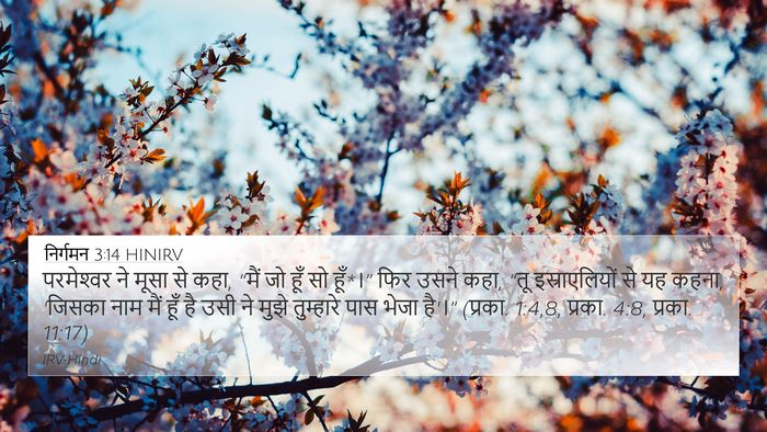 निर्गमन 3:14 HINIRV Bible Verse Image