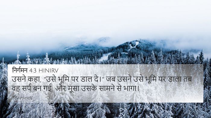 निर्गमन 4:3 HINIRV Bible Verse Image