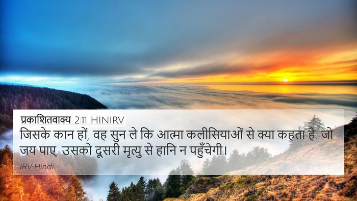प्रकाशितवाक्य 2:11 HINIRV Bible Verse Image