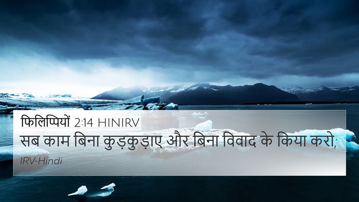 फिलिप्पियों 2:14 HINIRV Bible Verse Image