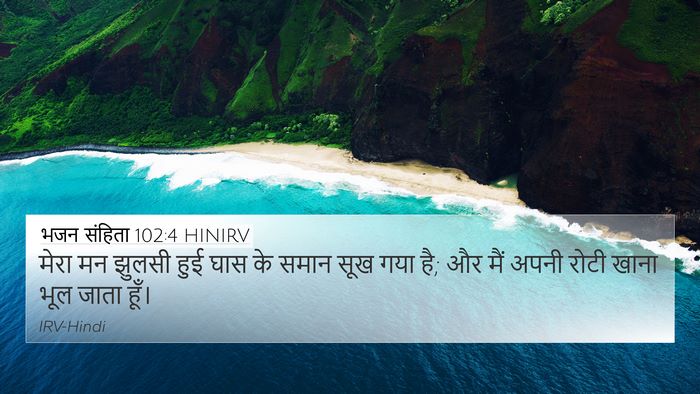 भजन संहिता 102:4 HINIRV Bible Verse Image
