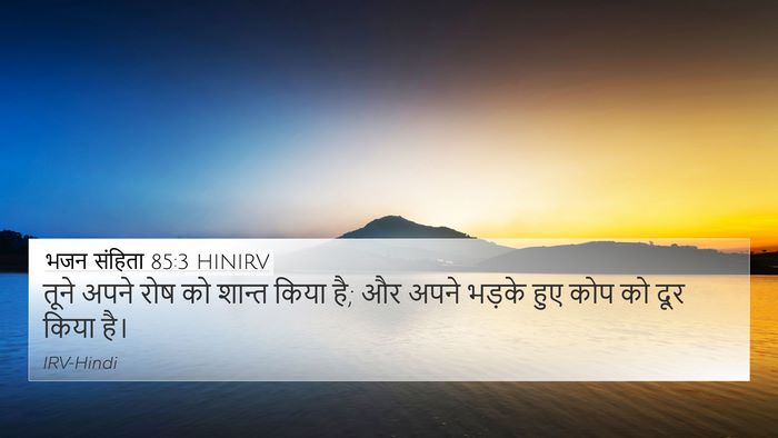 भजन संहिता 85:3 HINIRV Bible Verse Image