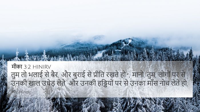 मीका 3:2 HINIRV Bible Verse Image