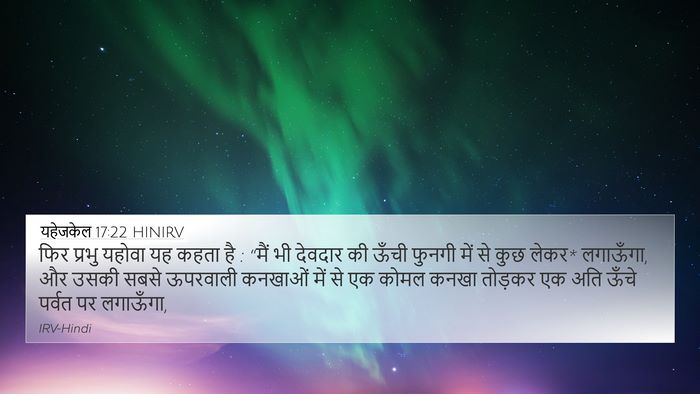 यहेजकेल 17:22 HINIRV Bible Verse Image