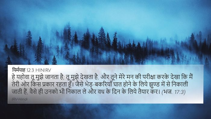 यिर्मयाह 12:3 HINIRV Bible Verse Image
