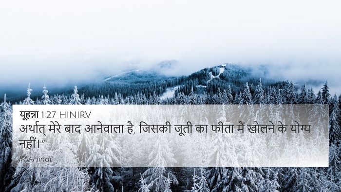यूहन्ना 1:27 HINIRV Bible Verse Image