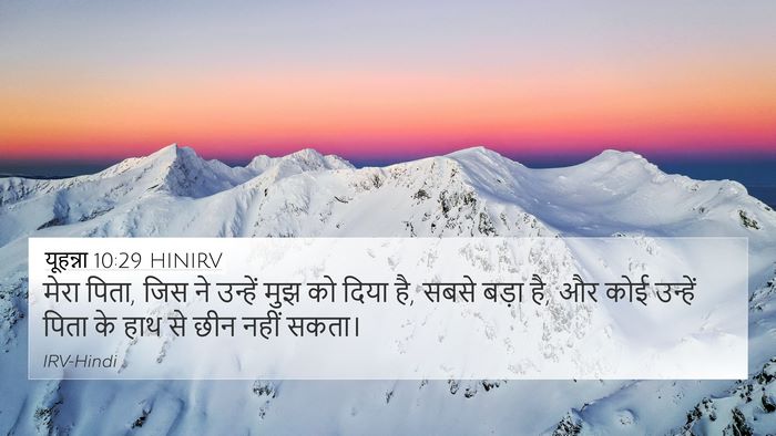 यूहन्ना 10:29 HINIRV Bible Verse Image