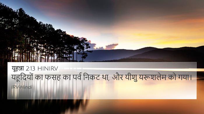 यूहन्ना 2:13 HINIRV Bible Verse Image