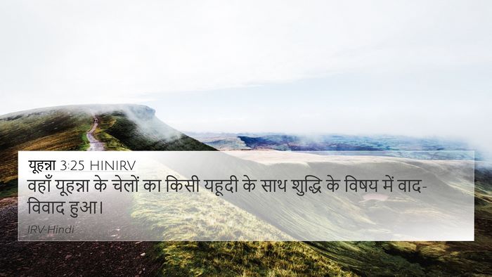 यूहन्ना 3:25 HINIRV Bible Verse Image