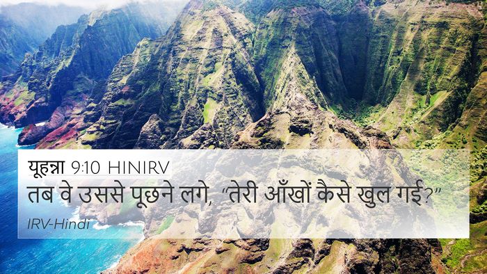 यूहन्ना 9:10 HINIRV Bible Verse Image