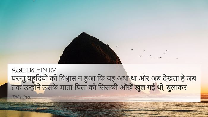 यूहन्ना 9:18 HINIRV Bible Verse Image