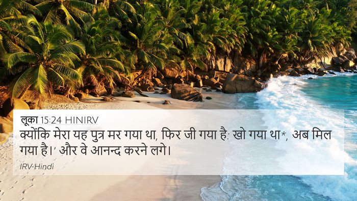 लूका 15:24 HINIRV Bible Verse Image
