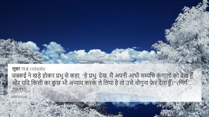 लूका 19:8 HINIRV Bible Verse Image