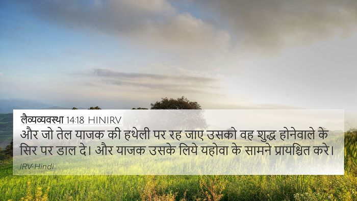 लैव्यव्यवस्था 14:18 HINIRV Bible Verse Image