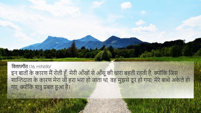 विलापगीत 1:16 HINIRV Bible Verse Image
