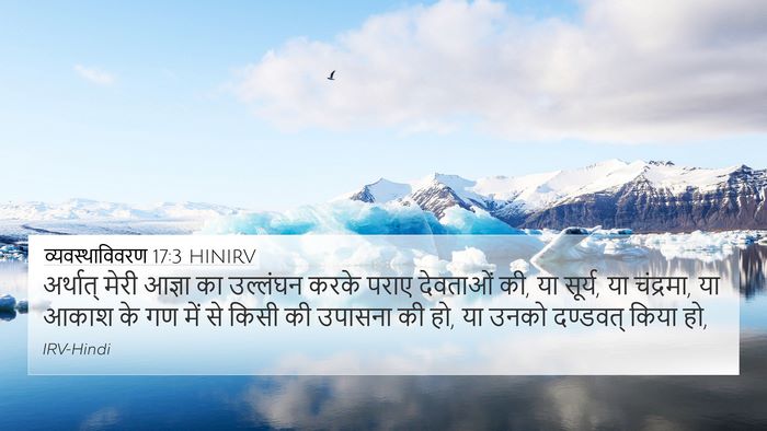 व्यवस्थाविवरण 17:3 HINIRV Bible Verse Image
