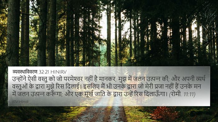 व्यवस्थाविवरण 32:21 HINIRV Bible Verse Image