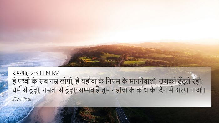 सपन्याह 2:3 HINIRV Bible Verse Image
