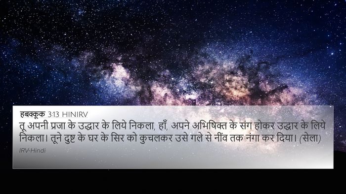 हबक्कूक 3:13 HINIRV Bible Verse Image