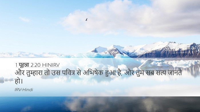 1 यूहन्ना 2:20 HINIRV Bible Verse Image
