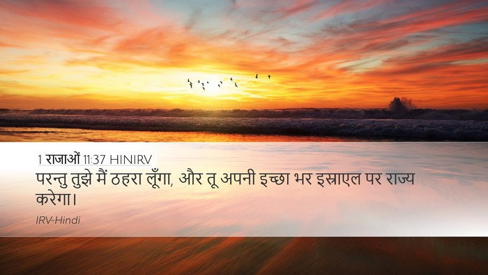1 राजाओं 11:37 HINIRV Bible Verse Image