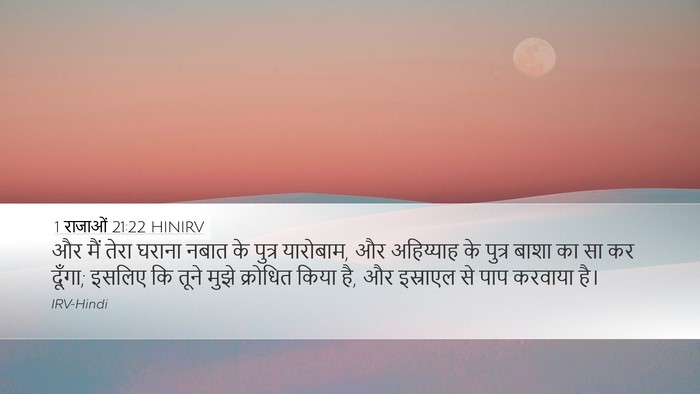 1 राजाओं 21:22 HINIRV Bible Verse Image