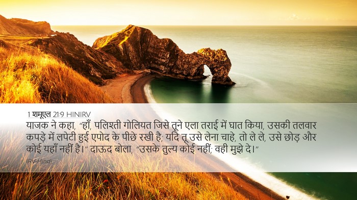 1 शमूएल 21:9 HINIRV Bible Verse Image