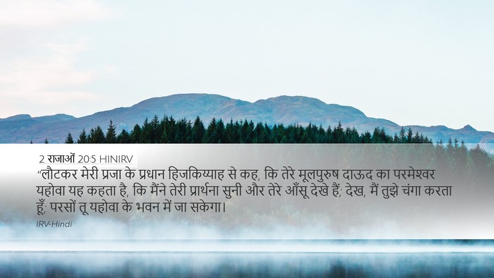 2 राजाओं 20:5 HINIRV Bible Verse Image
