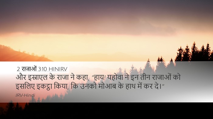 2 राजाओं 3:10 HINIRV Bible Verse Image