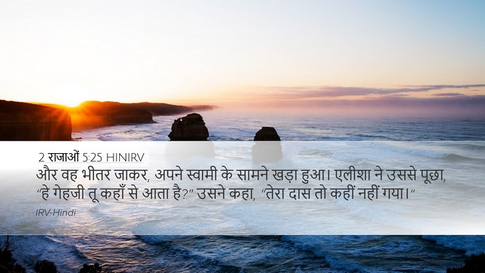 2 राजाओं 5:25 HINIRV Bible Verse Image