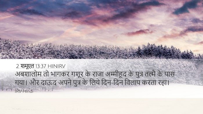 2 शमूएल 13:37 HINIRV Bible Verse Image