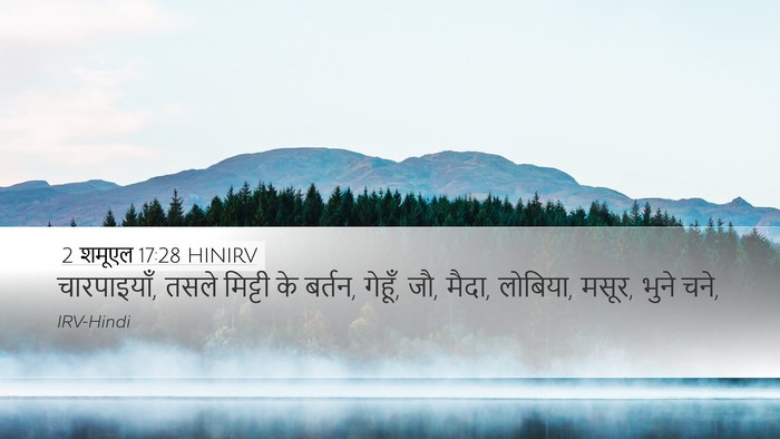2 शमूएल 17:28 HINIRV Bible Verse Image