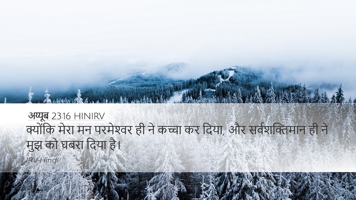 अय्यूब 23:16 HINIRV Bible Verse Image