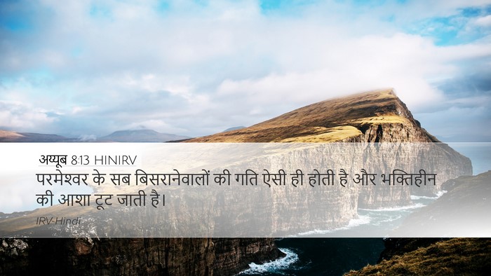 अय्यूब 8:13 HINIRV Bible Verse Image