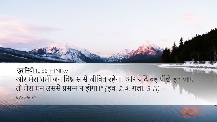 इब्रानियों 10:38 HINIRV Bible Verse Image