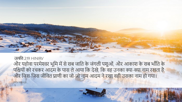 उत्पत्ति 2:19 HINIRV Bible Verse Image
